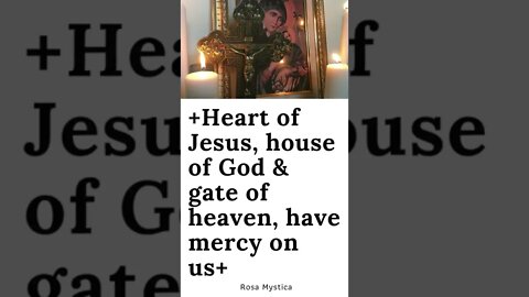 Heart of Jesus, house of God & gate of heaven, have mercy on us