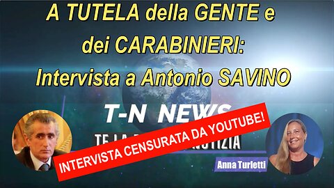 INTERVISTA CENSURATA ad ANTONIO SAVINO!