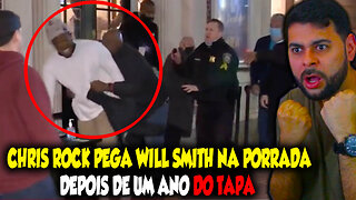 CHRIS ROCK PEGA WILL SMITH NA PORRADA DEPOIS DE UM ANO DO TAPA