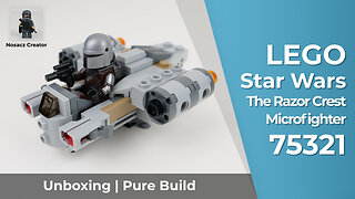 LEGO Star Wars | 75321 --- The Razor Crest Microfighter --- unboxing and pure build