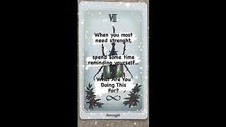 MEDITATION #strenght #motivation #drive #resilience #higherreasoning #tarot #tarotary #dailycard