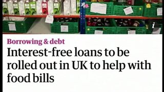 Interest free loans to help buy food shopping .
