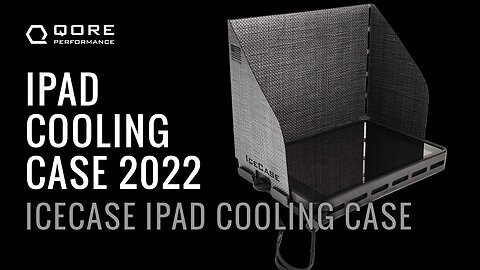 IceCase iPad Cooling Case with SunShield 2022 (iPad cooling for drive-thru, pilots, drones, sports)