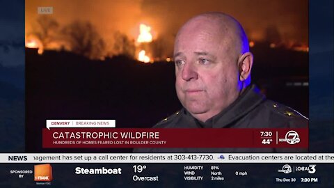 Mountain View police chief provides details on wildfire response
