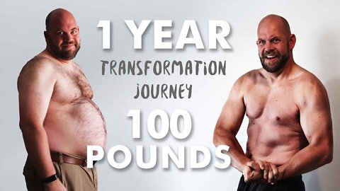 My 1 Year 100 pound weight loss transformation journey