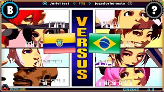 The King of Fighters 2001 (Jorivi test Vs. jogadorhonesto) [Ecuador Vs. Brazil]
