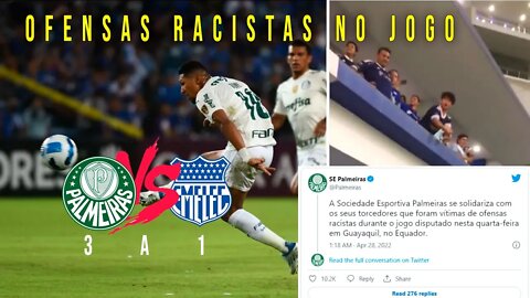 PALMEIRAS 3 X 1 EMELEC⚽ , RACISMO NO JOGO#palmeiras#emelec#alviderde#el verdao