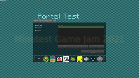 Minetest Game Jam 2021 | Modular Portals (Placed 11th)