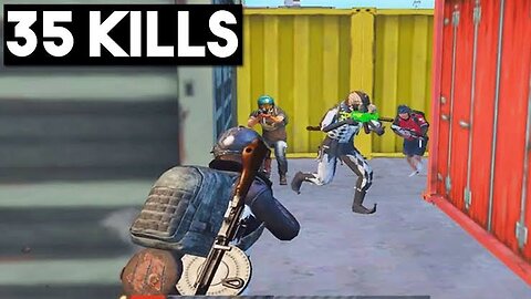 MY NEW RECORD!!! - 35 KILLS SOLO vs SQUADS - PUBG Mobile