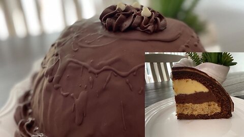 3 Layer Chocolate Dome Cake