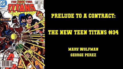 Prelude to a Contract - Teen Titans #34 [THE TRAITOR REVEALED]