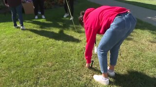 Amherst students build 9/11 flag memorial, learn about the attacks