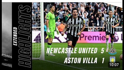 Newcastle United 5 Aston Villa 1 | EXTENDED Premier League Highlights