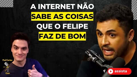 BRUNO CORREA CONTA COMO O FELIPE NETO É NOS BASTIDORES - FLOW PODCAST