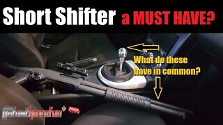 Are Short Throw Shifters a MUST HAVE? Manual Transmission | AnthonyJ350