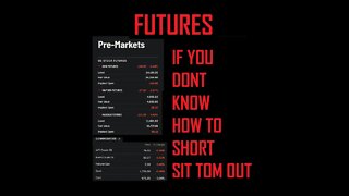 #STOCKWHISPERER Futures red. Markets likely to open down. Join my discord to stay informed.