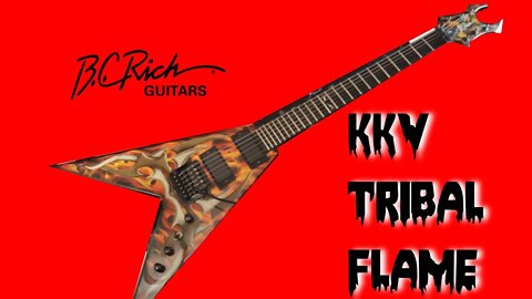 My Guitars B C Rich KKV Tribal Flame Kerry King