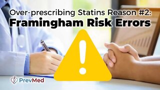 Over-prescribing Statins Reason #2: Framingham Risk Errors