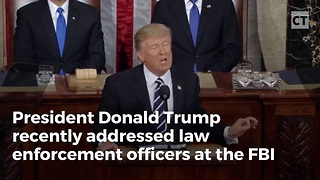 Trump Gives Powerful Address to Officers at FBI Academy