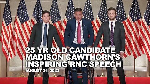 25 year old Congressional Candidate Madison Cawthorn gives inspiring speech at RNC 2020
