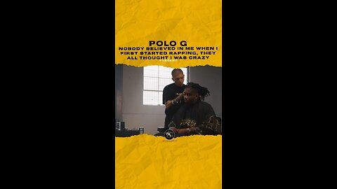 @polo.capalot Nobody believed in me when I first started rapping, they all thought I was crazy