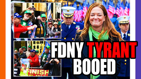 FDNY Tyrant Booed During St Patrick's Day Parade