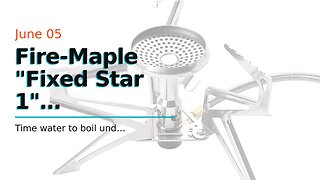 Fire-Maple "Fixed Star 1" Backpacking and Camping Stove System Outdoor Propane Camp Cooking G...