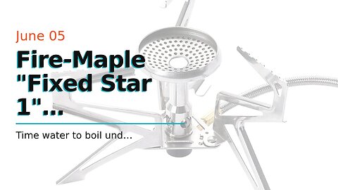 Fire-Maple "Fixed Star 1" Backpacking and Camping Stove System Outdoor Propane Camp Cooking G...