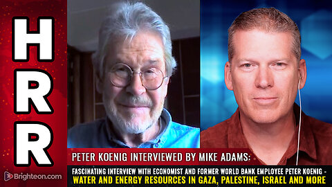 Fascinating interview with economist and former World Bank employee Peter Koenig...