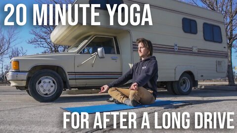 Yoga For Van Life | Beginner stretches for after sitting in a car.