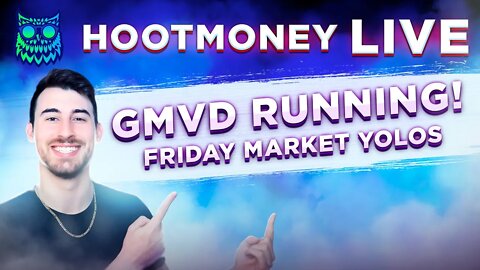 🔴 LIVE -- GMVD STOCK RUNNING -- HAPPY FRIDAY -- APRN EVFM RDBX BBIG ATER DTC MULN TRKA ATER AMC GME