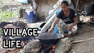 Philippines Village Family Day - FLAMES In The Sugar Cane, Wood-Fired FRIED CHICKEN, & GREAT Music!