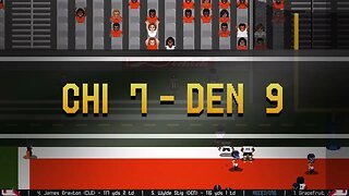 EFL:2-3- Q2:353- Denver Drive Capped with a Wylde Stig 1 Yard Touchdown Plunge! Denver 10-7