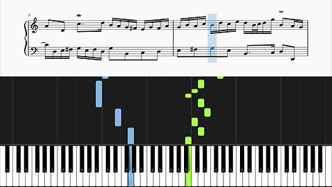 Bach - Invention No. 1, BWV 772 (Piano Tutorial)
