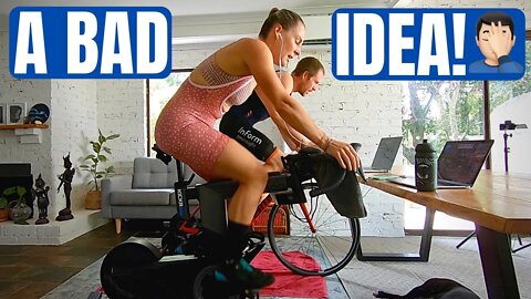 I Raced Against My Wife on Zwift (& Kickr Bike Review)