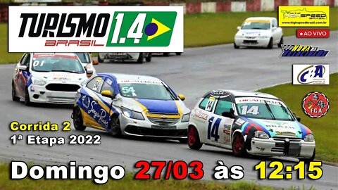 TURISMO 1.4 BR | Corrida 2 - 1ª Etapa 2022 | Ao Vivo