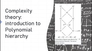 Complexity theory introduction to Polynomial hierarchy