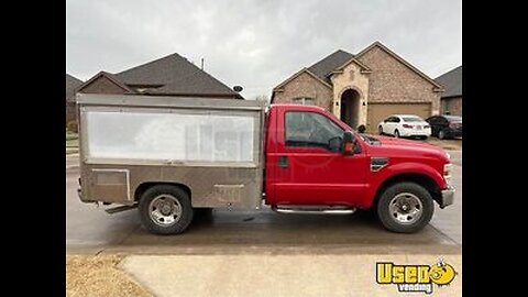 2008 Ford F-250 Super Duty Lunch Serving Canteen Style Food Truck for Sale in Texas