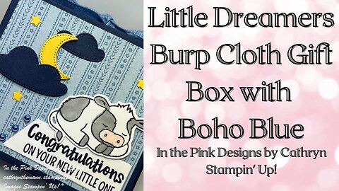 Little Dreamers Burp Cloth Gift Box