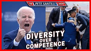 Joe Biden Screaming About Diversity: "That's Why We're Strong!" ... And Then He Falls