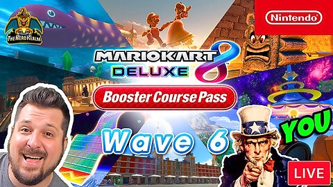 Wave 6 Booster Course is Here! Mario Kart 8 Deluxe! Playing with Viewers! + Giveaway