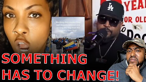 Black Woman GOES OFF On Illegal Immigrants MOCKING America As Ice Cube Calls To Abandon Democrats!