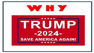 WHY TRUMP 2024? - HOW MUCH COURAGE OR CURIOSITY TO FIND OUT? YES, THIS IS A TEST. Video is 3 mins.