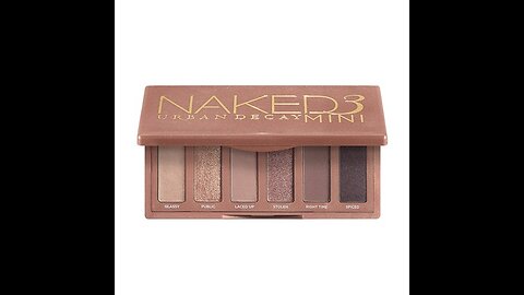 Urban Decay Naked3 Mini Eyeshadow Palette - Pigmented Eye Makeup Palette For On the Go - Ultra...
