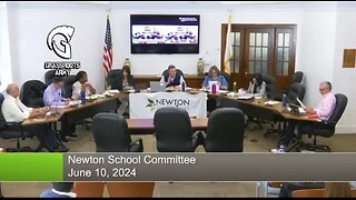 Newton Schools board members in MA debate reciting the pledge at meetings.