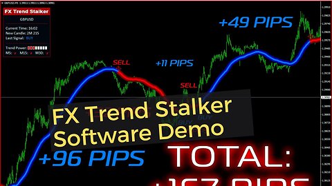 FX Trend Stalker Trading Signals Software Demo