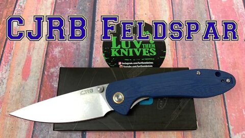 CJRB Feldspar / includes disassembly/ great design/ ergonomics & price !!