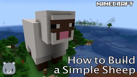 Minecraft: How to Build a Simple Sheep