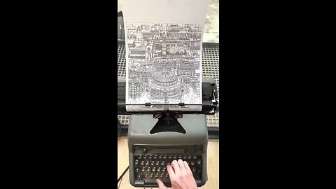 Typewriter art, amazing