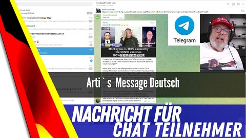 Nachricht für alle Telegram Chat Teilnehmer.